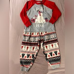 2T Winter Pajama Set 2Piece Cuddle Duds